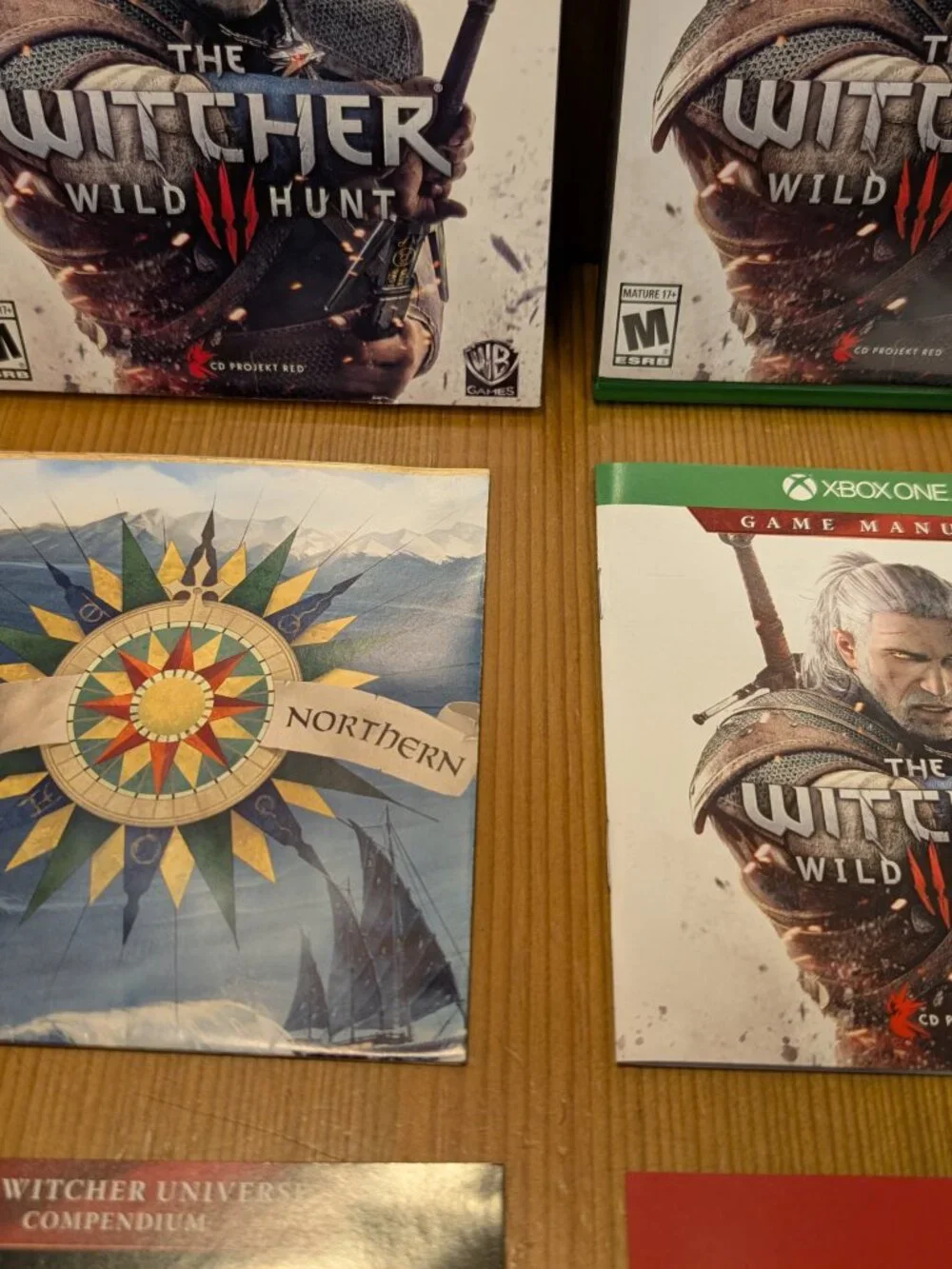 The Witcher 3 Wild Hunt Microsoft Xbox One w/Bonus Content Soundtrack & Map LNUC